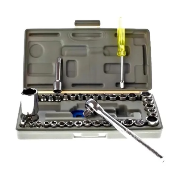 10019gr_-2-1-1.png Caja De Herramientas Juego Llave Tubo Kit 40 Piezas Estuche