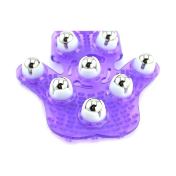 Manopla Masajeador De Mano Corpotral Bolillas De Acero 360