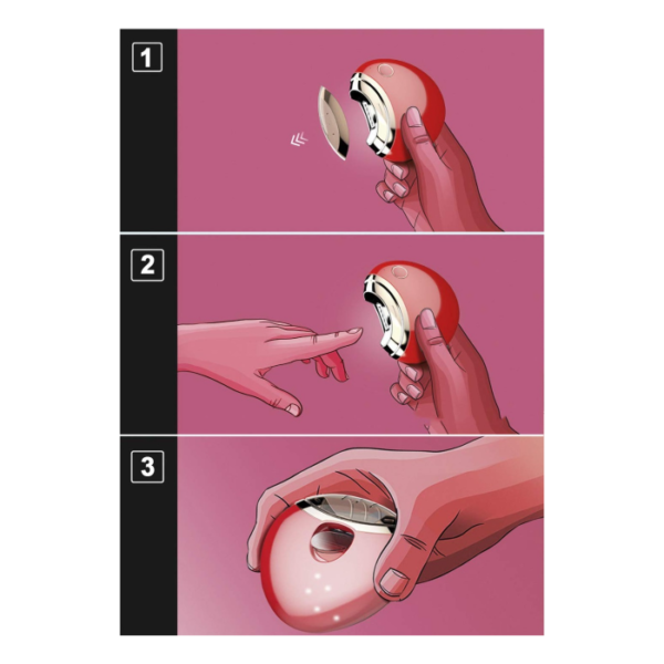 503819_1_.png Limador de uñas electrico recargable USB portatil ROJO