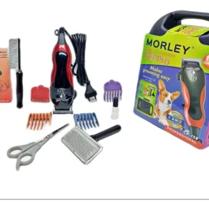 Kit Cortadora De Pelo Caninos + Accesorios Rojo (Algunos accesorios pueden variar)