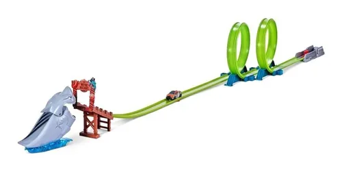 D_NQ_NP_600721-MLA48134186867_112021-O.webp Pista De Autos Metal Machine Shark Attack Zuru Nene + Auto