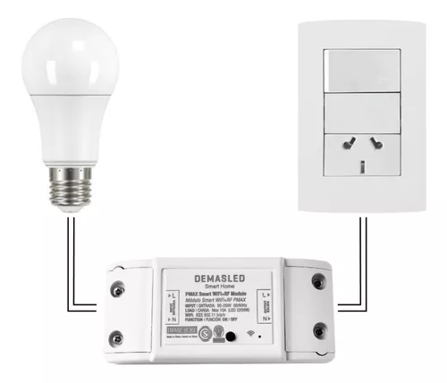 Interruptor Inteligente Wifi 433mhz Domotica Smart Demasled