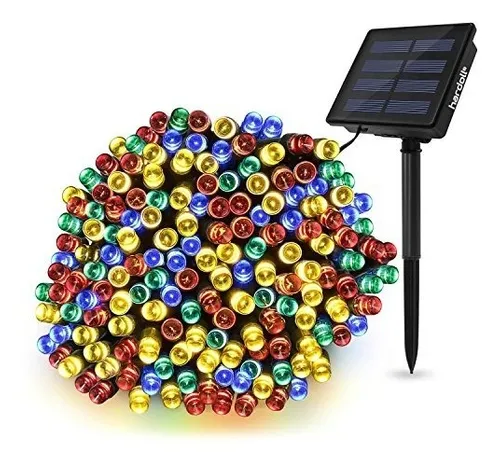 D_NQ_NP_637357-MLA48599459871_122021-O.webp Luces Multicolores Solar Navideña 200 Led 20m Exterior Hogar