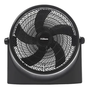 Ventilador de pared y de piso Liliana VTF16P negro con 5 palas, 16" de diámetro 220 V