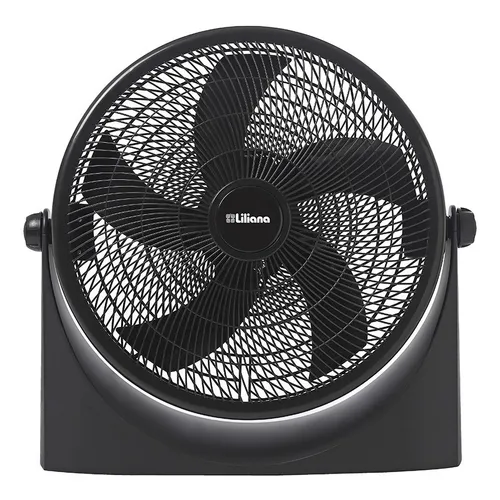 D_NQ_NP_646426-MLA44210229351_112020-O.webp Ventilador de pared y de piso Liliana VTF16P negro con 5 palas, 16" de diámetro 220 V