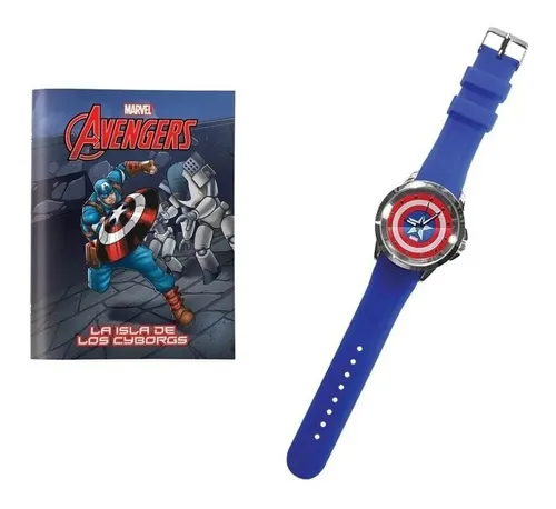 D_NQ_NP_664989-MLA47214951965_082021-O.webp Colección Marvel Set 5 De 4 Relojes Originales EEUU