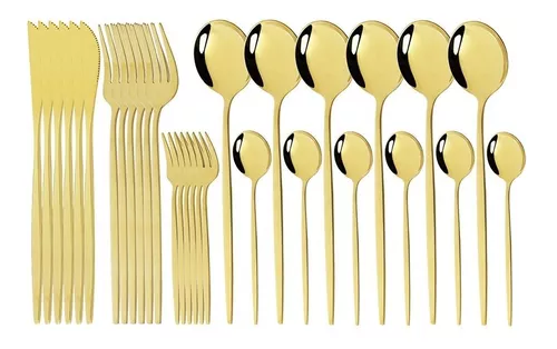 D_NQ_NP_668487-MLA52180239088_102022-O.webp Juego Set Cubiertos X24 Acero Inoxidable Completo Colores