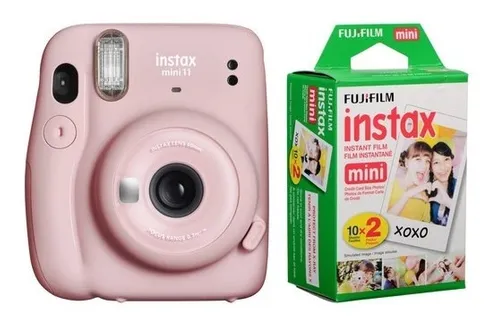 D_NQ_NP_675116-MLA43877864250_102020-O.webp Cámara Instantanea Fujifilm Instax Mini 11 Selfie +Rollos (rosa)