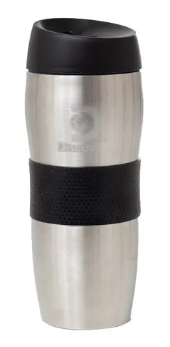 Vaso Termico Cafe Acero Inoxidable Protector Goma Discovery