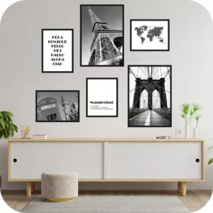 D_NQ_NP_708412-MLA48934561280_012022-O.webp Set 6 Cuadros Ciudades Viajes Mapamundi Moderno Blanco Negro