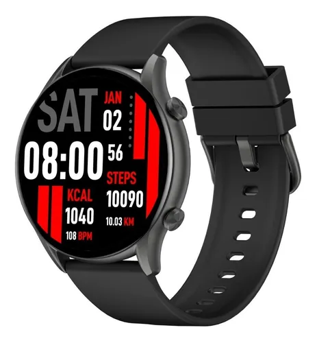 D_NQ_NP_711096-MLA51554331916_092022-O.webp Smartwatch Kieslect Kr 1.32" caja negra, malla negra y bisel negro
