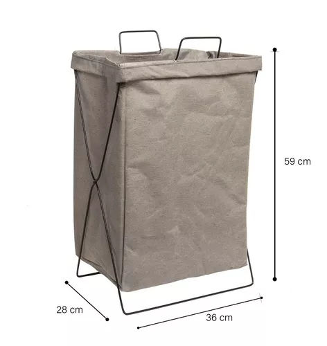 Cesto Canasto Ropa Sucia Tela Impermeable Plegable C/ Manija