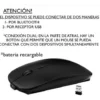 Mouse Inalámbrico P/ Macbook iPad Bluetooth Recargable (Color segun stock)