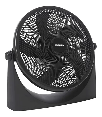 D_NQ_NP_729589-MLA44210097779_112020-O.webp Ventilador de pared y de piso Liliana VTF16P negro con 5 palas, 16" de diámetro 220 V