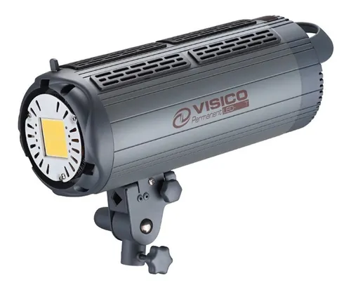 Kit Iluminador Led Luz Continua Visico 200w C/ Softbox Pie