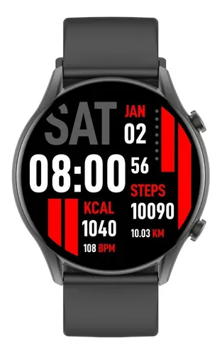 D_NQ_NP_768729-MLA51554378807_092022-O.webp Smartwatch Kieslect Kr 1.32" caja negra, malla negra y bisel negro