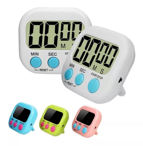 D_NQ_NP_782927-MLA49254449626_032022-O.webp Timer Reloj Cocina Temporizador Digital Con Alarma + Iman (Color según stock)