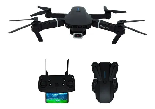 D_NQ_NP_808092-MLA52219487955_102022-O.webp Mini drone Electroland Drones Drone plegable con dual cámara HD negro 2GHz