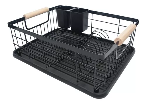 D_NQ_NP_823930-MLA45551076682_042021-O.webp Escurreplatos Secaplatos Acero Pintado Bandeja Cubiertero