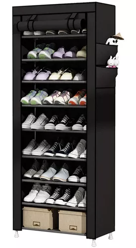 Organizador De Zapatos Botinero 9 Niveles 27 Pares Bolsillos