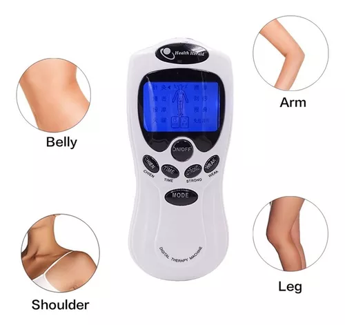 Electroestimulador 6 Electrodos Parche Musculacion Abdominal