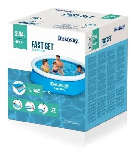 D_NQ_NP_877165-MLA51478709166_092022-O.webp Pileta Inflable Redonda Bestway 57448 De 244cm X 61cm