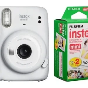 D_NQ_NP_879963-MLA43877870041_102020-O.webp Cámara Instantanea Fujifilm Instax Mini 11 Selfie + Rollos (BLANCO)