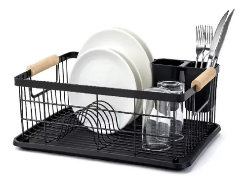 D_NQ_NP_883077-MLA50512611930_062022-O.webp Escurreplatos Secaplatos Acero Pintado Bandeja Cubiertero