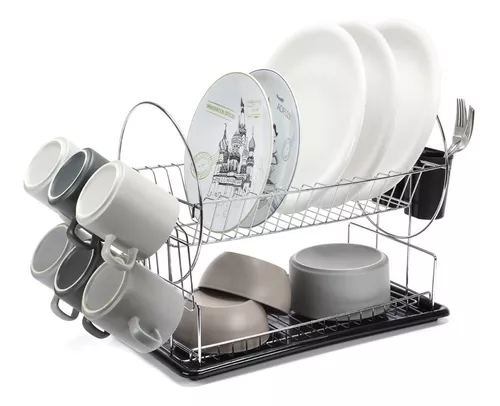 D_NQ_NP_887597-MLA52597308276_112022-O.webp Escurridor De Platos Seca Platos Inoxidable Secador Bandeja