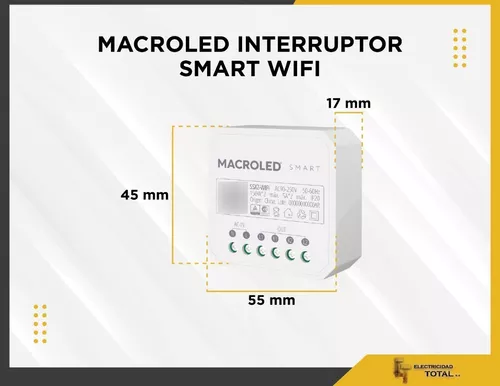 D_NQ_NP_888929-MLA53989439368_022023-O.webp Interruptor Wifi Inteligente Smart 5a X Canal Pared
