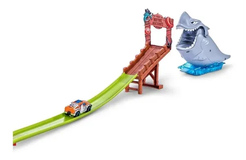 D_NQ_NP_949769-MLA48134182815_112021-O.webp Pista De Autos Metal Machine Shark Attack Zuru Nene + Auto