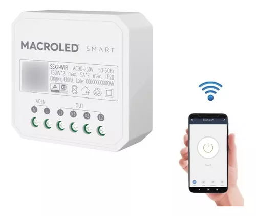 D_NQ_NP_960009-MLA53990774618_022023-O.webp Interruptor Wifi Inteligente Smart 5a X Canal Pared