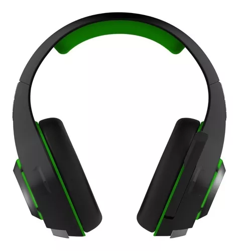 Auriculares gamer Nisuta NSAUG300 negro y verde