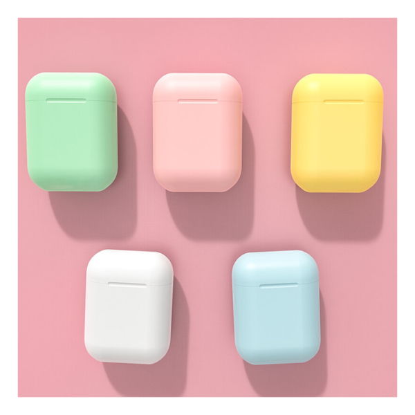 colores1_3.png Auriculares Inalambricos In Ear Touch Bluetooth I12 (Celeste, Rosa, Verde, Amarillo)