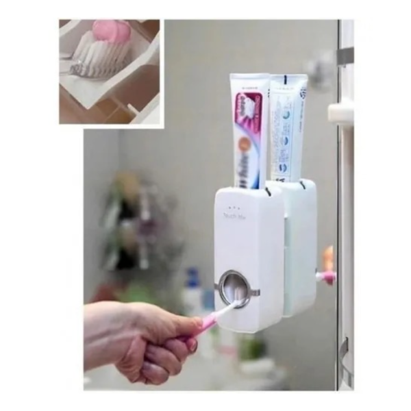 dien_-1-.png Dispenser Pasta Dental Porta Cepillo 2 En 1 Soporte Dientes