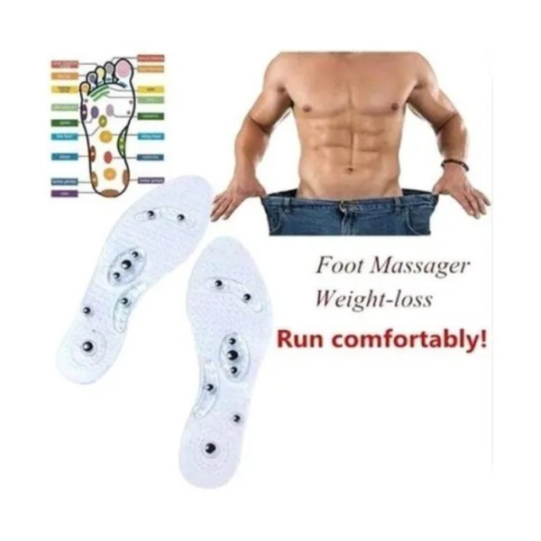 Plantillas De Silicona Magnetoterapia Reflexologia 8 Imanes