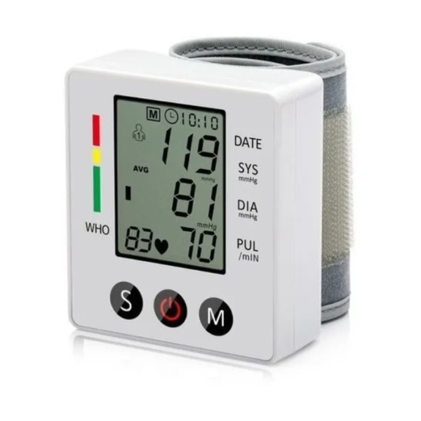 Tensiómetro Medidor Digital Presión Arterial Muñeca Medida