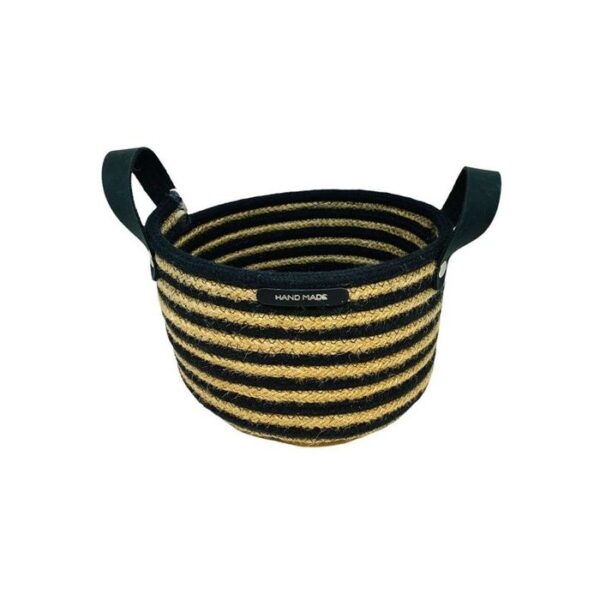 Canasto Cesto Mil Rayas Hilo Algodón (Envio color y diseño segun stock)