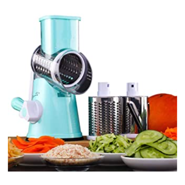 zum-001_-3-.png Rallador Manual Cortador Verduras Con 3 Cuchillas Mandolina